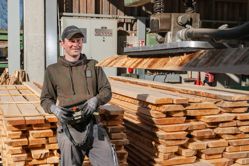 Mitarbeiter in der Produktion