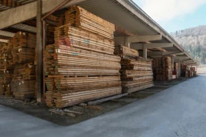 Eiche Boules Schnittholz