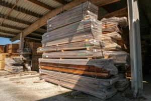 Lärchenholz gedämpft