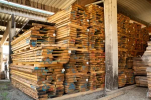 Eiche Boules Schnittholz